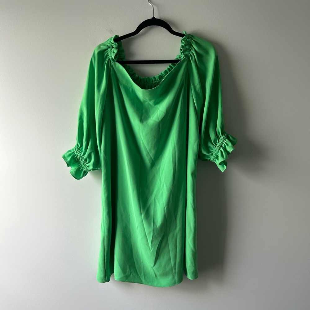 Trina Turk green dress